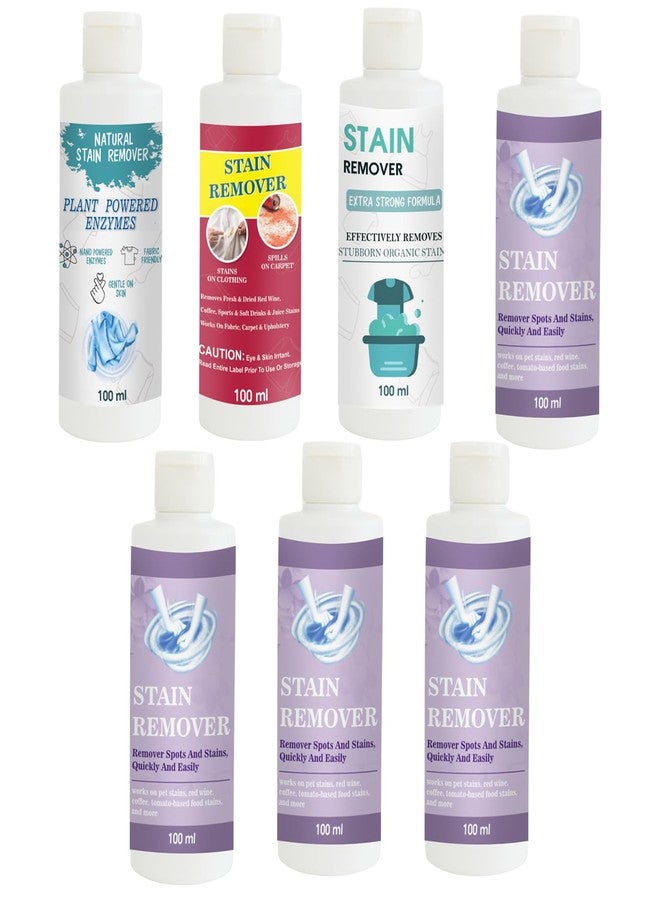 مجموعة مزيل البقع من توفوس: عبوة من 3 قطع (قميص، أحمر، دمية، بنفسجي) ومزيل بقع بنفسجي | محلول تنظيف متعدد الأسطح للملابس والأقمشة والمفروشات (100 غرام لكل قطعة) - Image 1